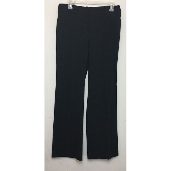 Nine & Co by Nine West Black Straight Leg Pants Size 8 Womens Business Casual - Picture 1 of 12
